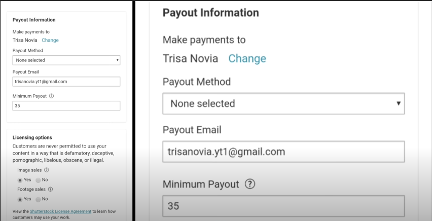 halaman-payout-information-untuk-mengatur-cara-pembayaran-shutterstock