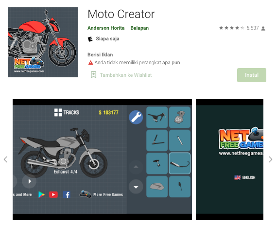 Aplikasi Moto Creator