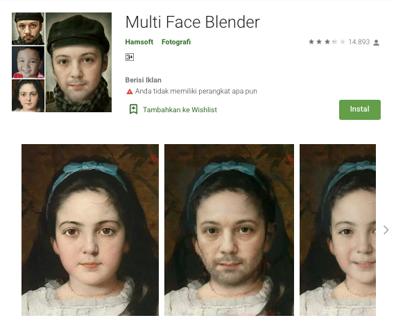 Multi Face Blender - Aplikasi Penggabung Banyak Wajah Keren!