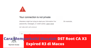 Cara Memperbaiki Masalah DST Root CA X3 Expired R3 di Macos
