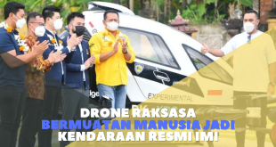 Drone Raksasa Bermuatan Manusia Jadi Kendaraan Resmi IMI