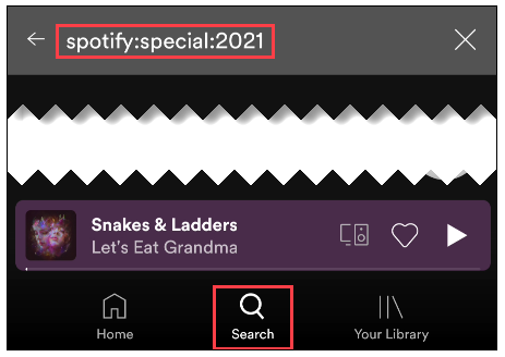 Cara Melihat Spotify Wrapped 2021 lewat search special