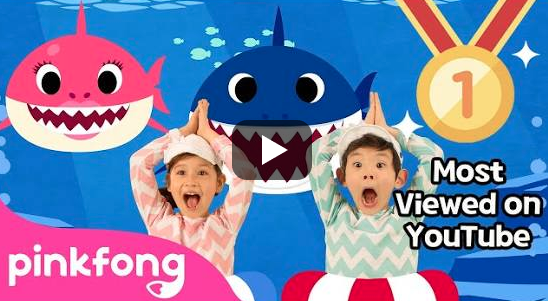 Baby Shark Melahap Rekor 10 Miliar Kali dilihat di Youtube