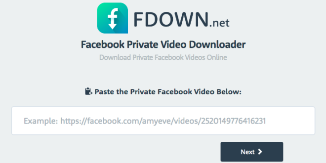 Download Video Facebook Private di Android dan PC Desktop
