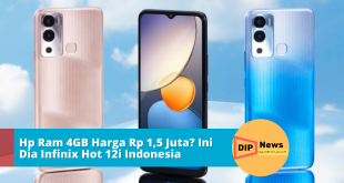 Hp Ram 4GB Harga Rp 1,5 Juta? Ini Dia Infinix Hot 12i Indonesia