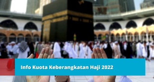 Info Kuota Keberangkatan Haji 2022