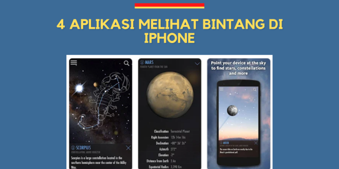 4 Aplikasi Melihat Bintang di iPhone