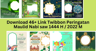 Download 46+ Link Twibbon Peringatan Maulid Nabi saw 1444 H / 2022 M