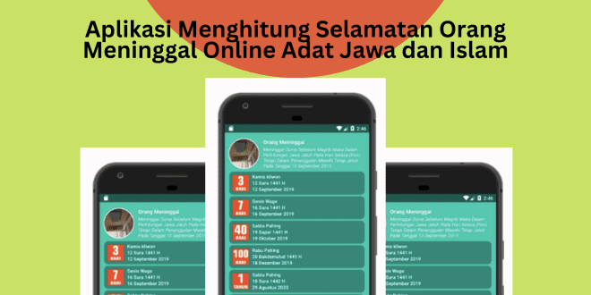 Aplikasi Menghitung Selamatan Orang Meninggal Online Adat Jawa dan Islam