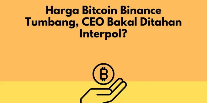 Harga Bitcoin Binance Tumbang, CEO Bakal Ditahan Interpol?