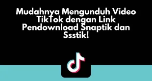 Mudahnya Mengunduh Video TikTok dengan Link Pendownload Snaptik dan Ssstik!